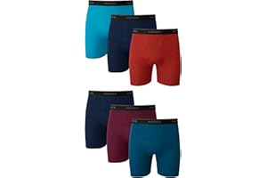 Hanes mens Boxer Briefs, Cool Dri Moisture-wicking Underwear, Cotton No-ride-up for Men, Multi-packs
