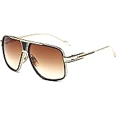 GOBIGER Aviator Sunglasses for Men 100% UV Protection Goggle Alloy Frame with Case
