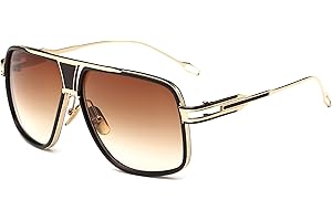 GOBIGER Aviator Sunglasses for Men 100% UV Protection Goggle Alloy Frame with Case