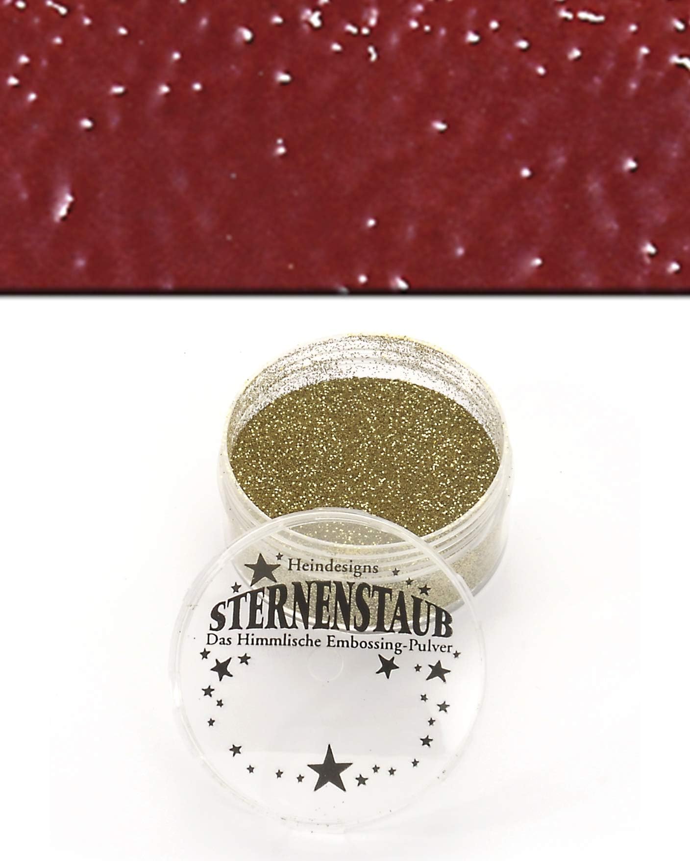 Alizarin Red Embossing Powder Star Dust