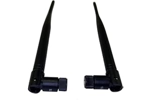 CREW DOG ELECTRONICS Stratux ADS-B High Gain 5dBi Antenna Set - 1090MHz & 978MHz Labeled Antenna Bundle for SMA and MCX-Connected Software Defined Radios (SDRs)