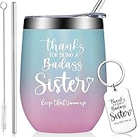 BIRGILT Sister Gifts from Sister - Funny Sister in Law Birthday Gifts - Thank You, Christmas Gifts for Unbiological, Big…