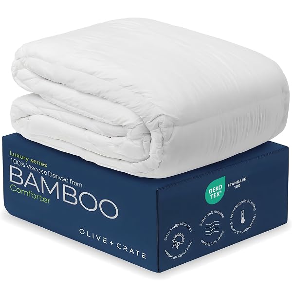 OLIVE + CRATE COOLING OVERSIZE KING SIZE COMFORTER...