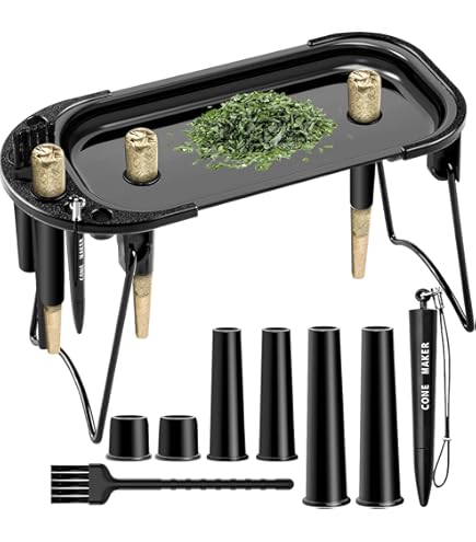 Pre-Rolled Cone Loading Tool Set - Static Screenless Funnel For 1-1/4 Size Cones