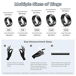 Smart Ring Health Tracker, Sleep Tracker Ring with