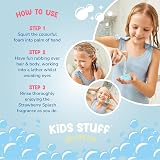 Kids Stuff Blue Wacky Whip Foaming Hair & Body Wash 200ml view 5