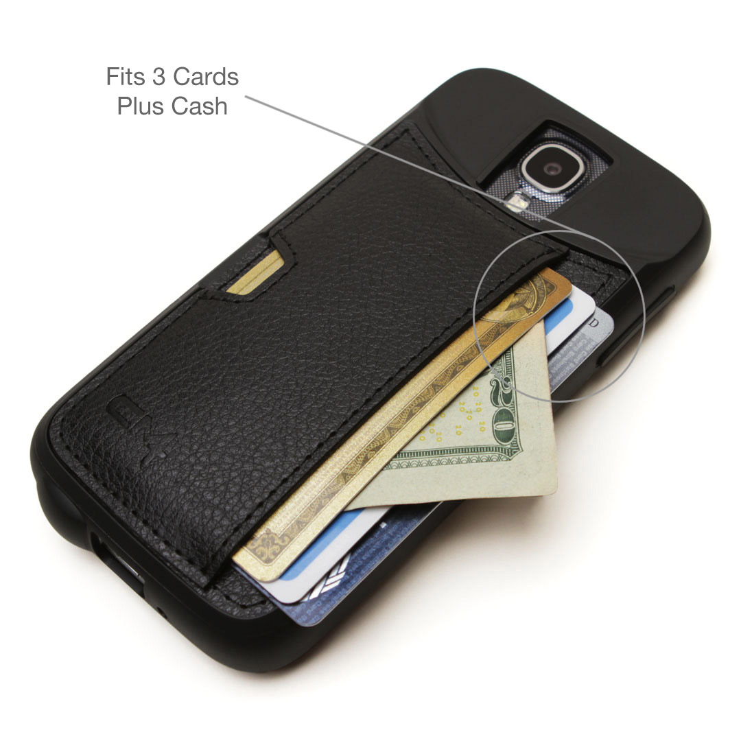 Galaxy S4 Wallet Case Q Card Case for Samsung Galaxy S4