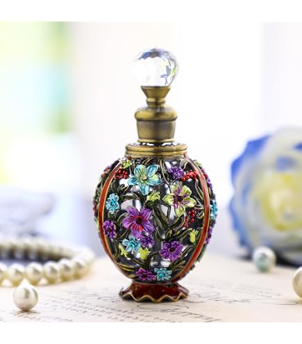 Amazon.com: yueton 100ml Vintage Crystal Style Refillable Perfume