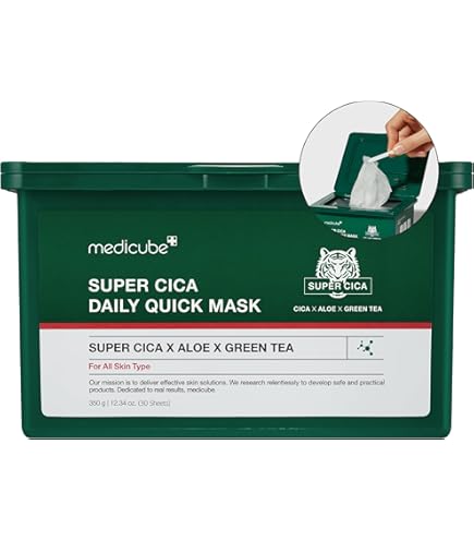 Amazon.com : medicube Deep Vita C Daily Quick 30 Sheet Masks - Vegan  Certified, Quick Dispenser, Triple Vitamin Complex For Radiance and  Hydration - Korean Face Masks : Beauty & Personal Care