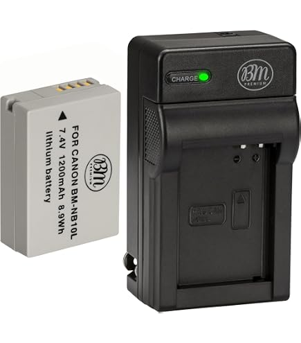 Amazon.com : BM Premium NB-10L Battery and Charger Kit for Canon