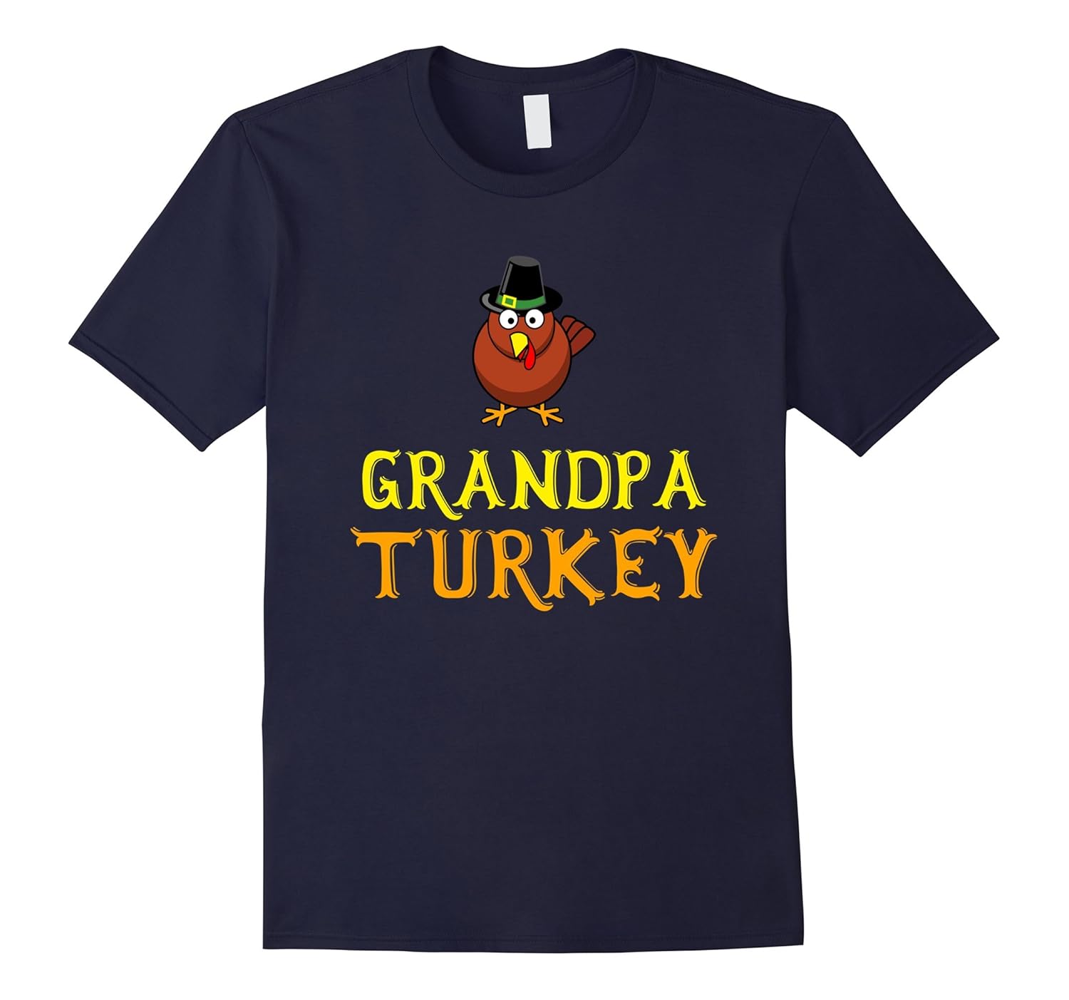 Grandpa Turkey Thanksgiving T-Shirt-ANZ