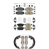 Transit Auto Front Rear Ceramic Disc Brake Pads Kit