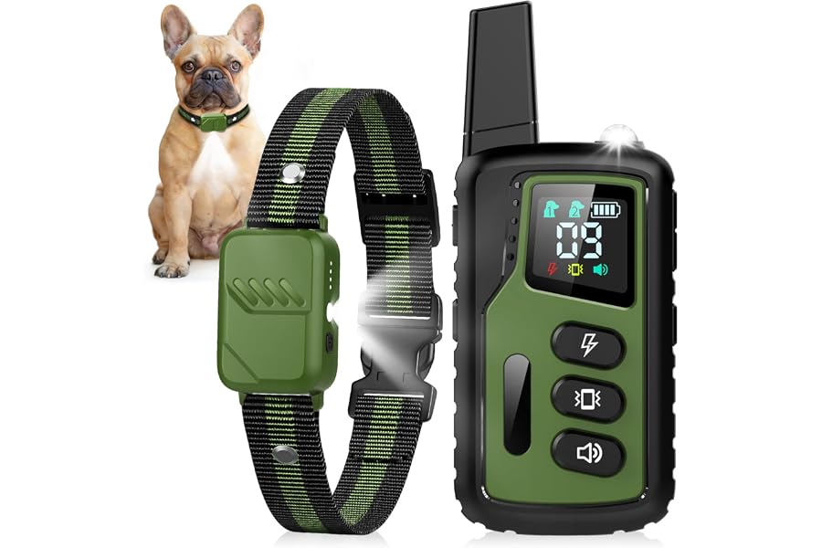 Shock Collar for Dogs, Ultimate Dog Training Collar with Remote, 4500FT Range, IP68 Waterproof, 3 Humane Modes (Beep, Vibrati