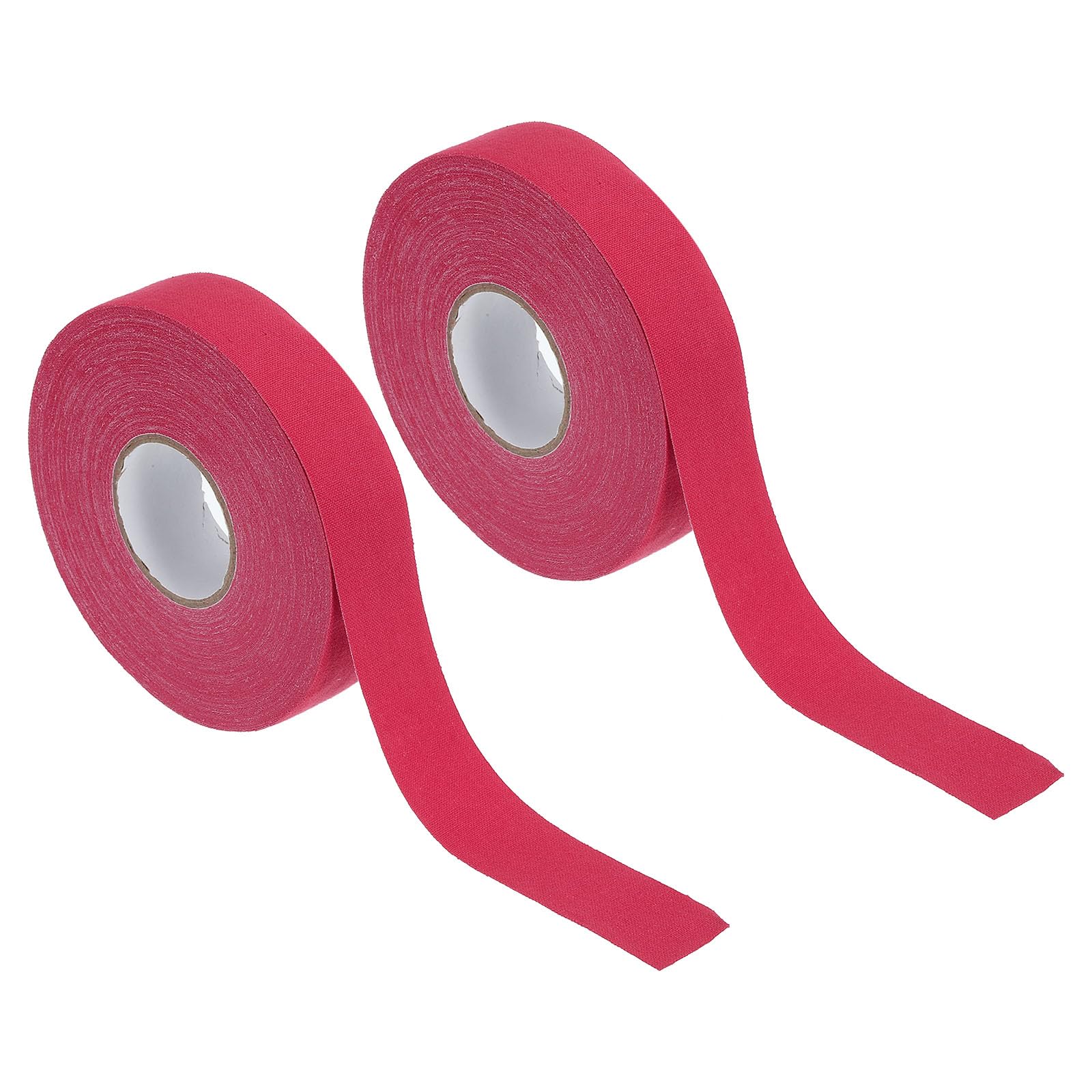 PATIKIL Hockey Tape 1" X27 Yard, 2 Pack Multipurpose Grip Protector for Hockey Stick Blade Baseball Bat, Red