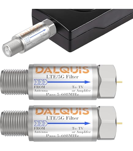 Filtro Antenna TV Vsnetwork PB50 – Elimina Interferenze LTE 5G (694 MHz, Banda UHF) Prodotto In Italia