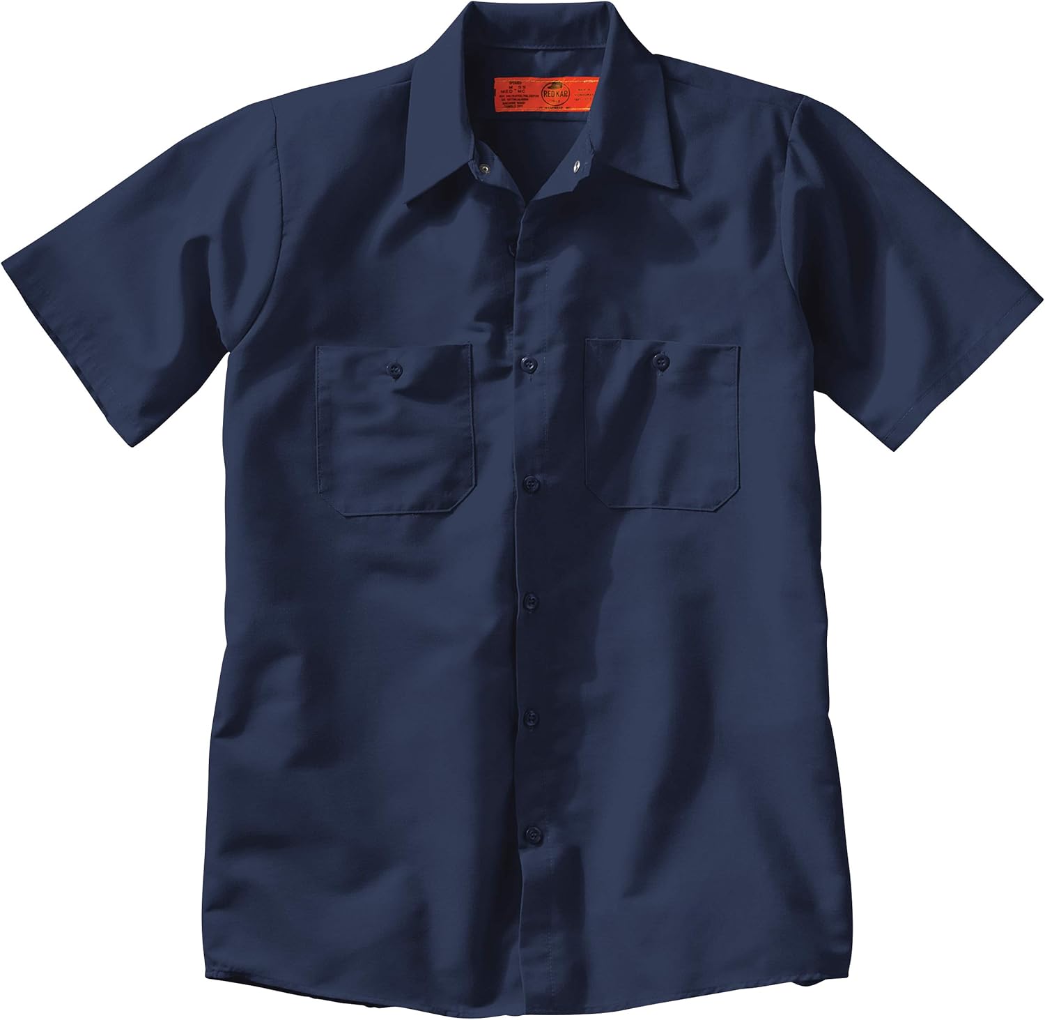 Red Kap Men's Industrial Work Shirt, Regular Fit, Short Sleeve: Clothing