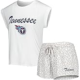 Concepts Sport Women's NFL Montana Knit Top & Shorts Sleep Set