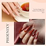 Phoenixy Poly Nail Gel Extensions Kit 36W Lamp 8 Colours Gift Set view 4