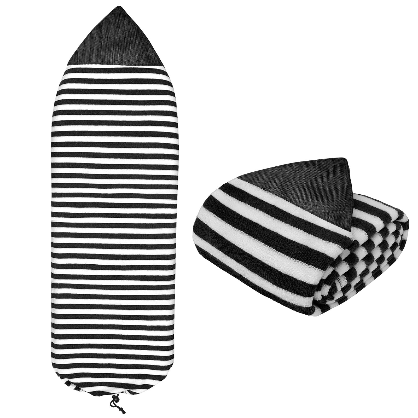 Photo 1 of MUTUSHI Surfboard Cover Surfboard Sock Cover Lightweight Stretch Board Bag Foldable Surf Bag for Surfing Board Fits All 6ft Surf Boards