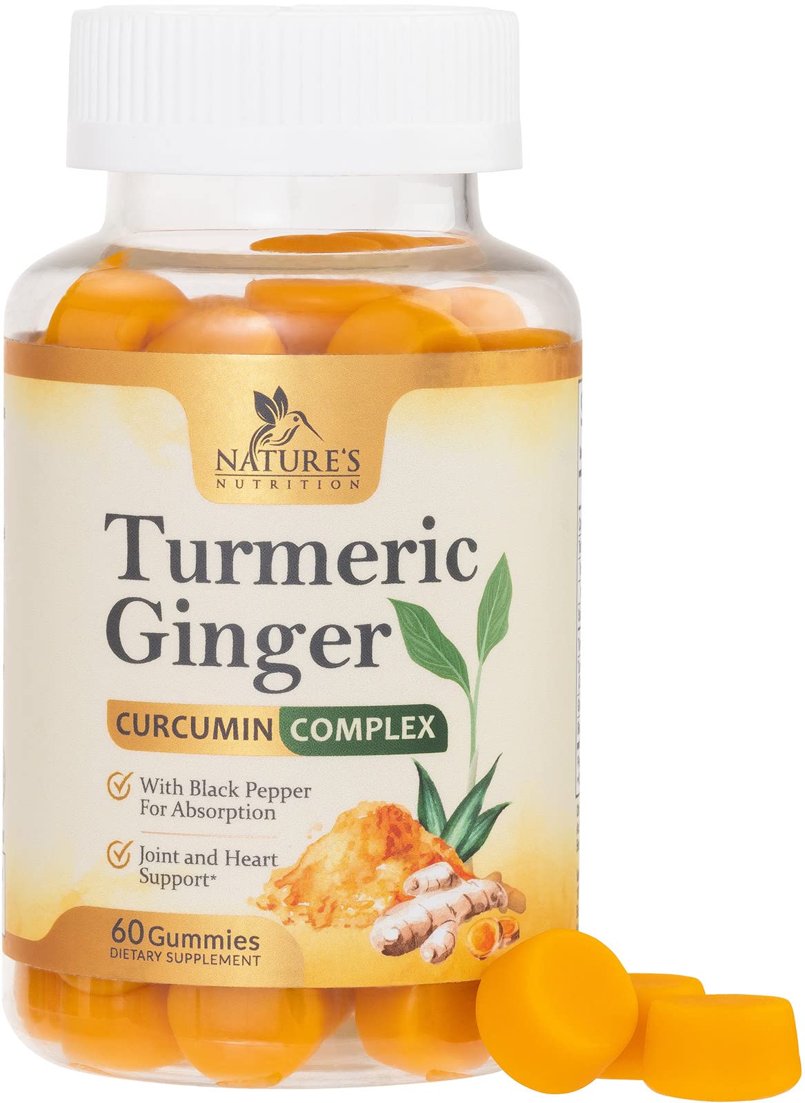 Turmeric Ginger Curcumin Complex Gummies