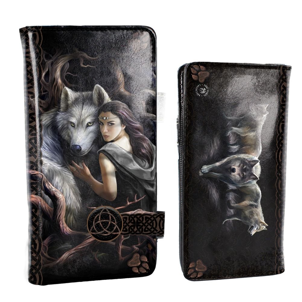 Nemesis Now B3929K8 Soul Bond Anne Stokes Embossed Purse 19cm Black, PU, 18.5cm