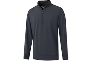 M MAELREG Quarter Zip Pullover Men Moisture Wicking Performance Heather Midlayer Golf 1/4 Zip Pullover Mens Sweatshirt