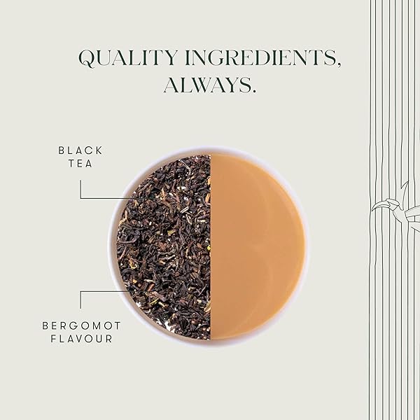 LUXMI ESTATES GARO HILLS ORGANIC EARL GREY BLACK TEA 50 TEA BAGS (100GM) PACK | USDA ORGANIC – EARL GREY TEA BAGS | 100% NATURAL BERGAMOT EXTRACTS | 50 CUPS |ASSAM BLACK TEA