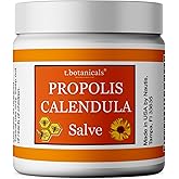 Propolis Calendula Salve, Skin Soothing Balm, Herbal Moisturizer Ointment, Made in USA