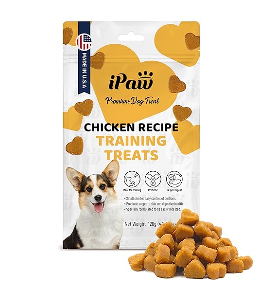 IPAW DOG TREATS FOR PUPPY TRAINING, ALL NATURAL...