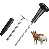 aoblaze Cattle Trocar, Livestock Trocar,Equine and Cattle, Portable Ventilating Cattle Trocar,Portable Cattle Trocar