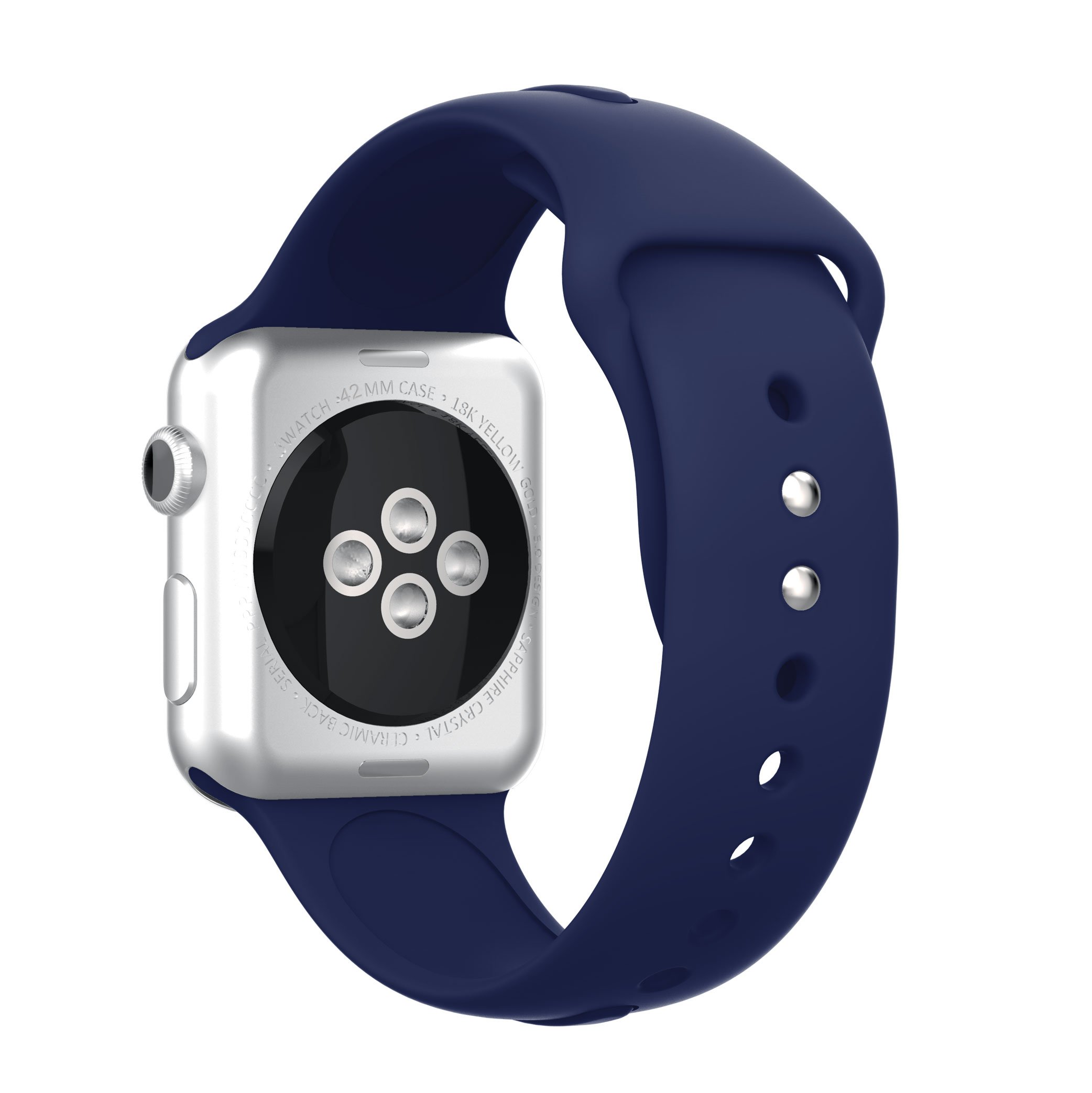 Apple Watch Bands 38mm, Supore Adjustable Cozy Replacement Soft Silicone for Apple Watch 2015 & 2016 Edition Sport