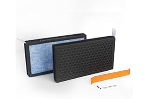 Tesla Model 3 Cabin Filter Tesla Model Y Cabin Filter by APOSLSLU - HEPA Filter With Activated Carbon - Fit For Tesla Model 3 Model Y 2016-2023 (with Removal Tools) 2 Pack