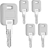 G391 RV Keys, 5 Pack, Replacement Keys for Campers &amp; Trailers