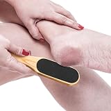 Eruinfang Foot File Double Sided Wooden Foot Rasp Hard Skin Remover view 6