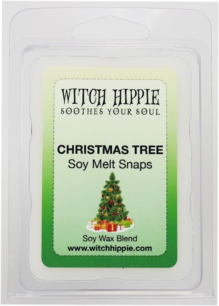 Christmas Tree Scented Wickless Candle Tarts, 6 Natural Soy Wax Cubes, , A Scent of Top Notes Of Pine And Fresh Fir Balsam; With Middle Notes Of Cardamom And Pepper; With A Base Note Of Scotch Pine
