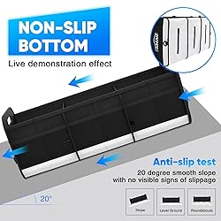Simniam Large Car Trunk Organizer - with 5