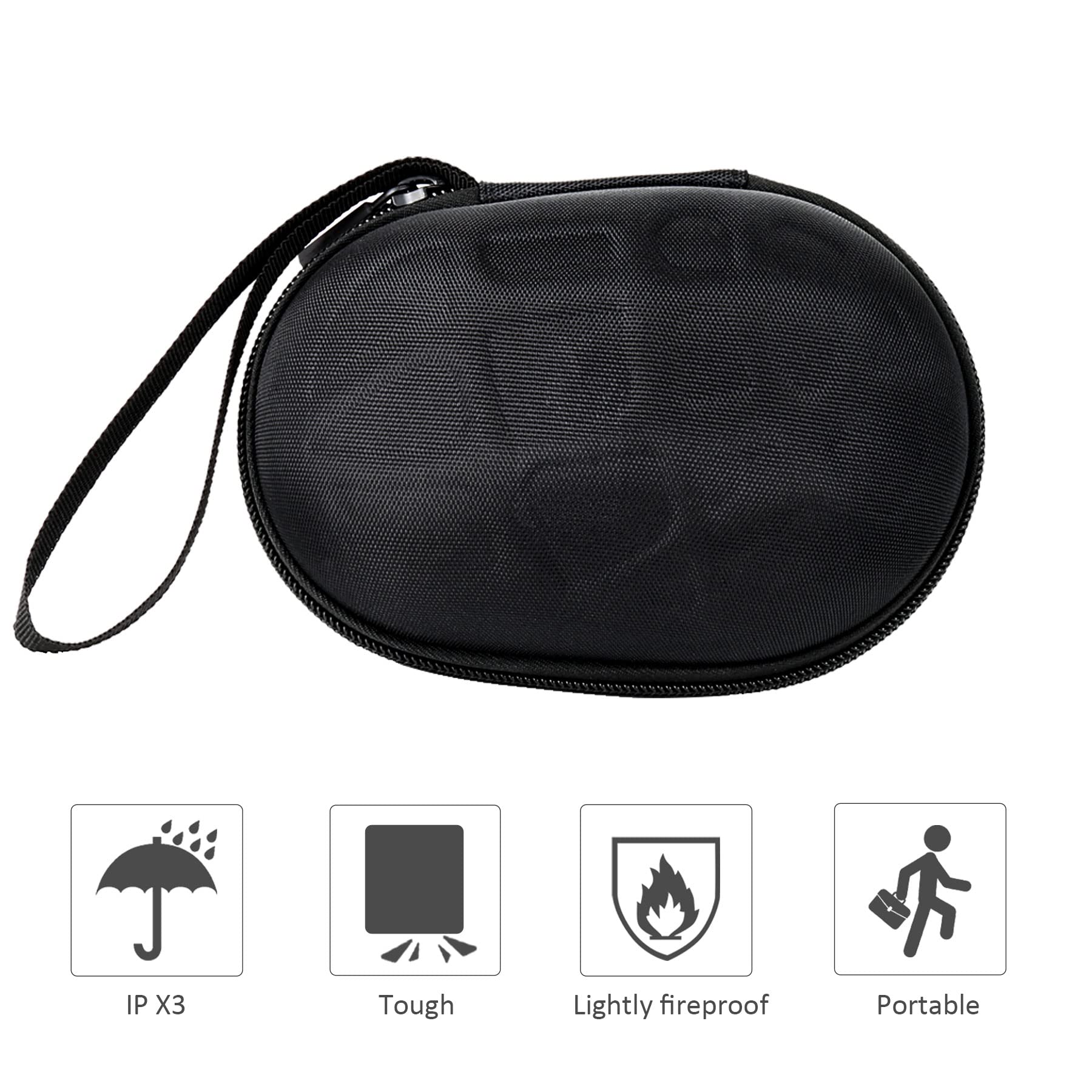 co2CREA case Harte reiseschutzhülle Etui Tasche für Logitech G G309 / G502 Hero/G G502 X Plus Kabellose/Kabelgebundene Gaming-Maus, Nur Tasche 7