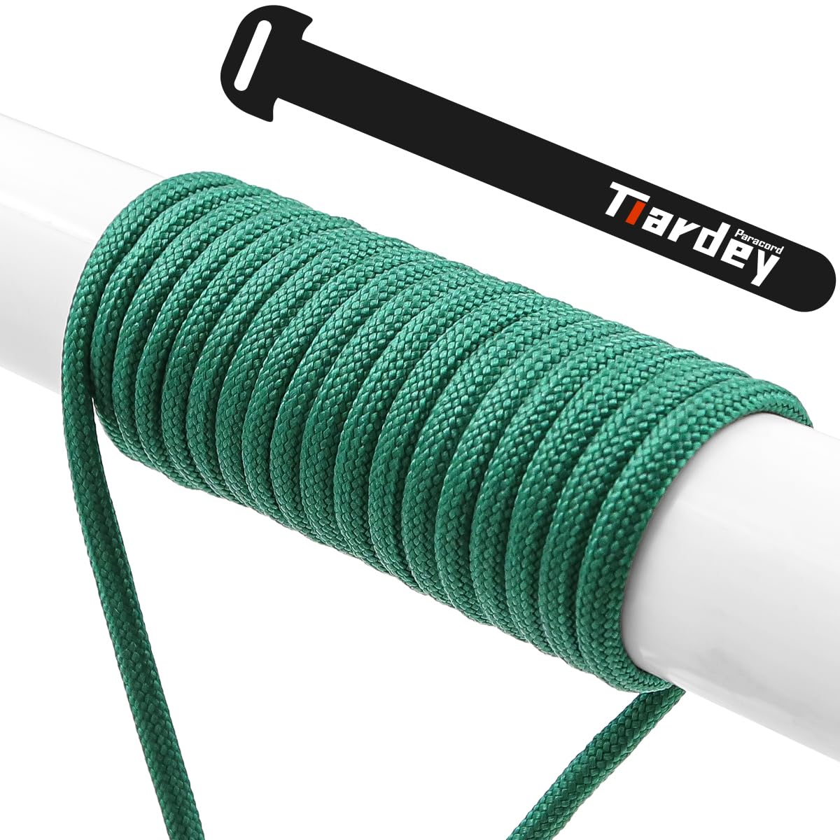 Tiardey PPF-025 Paracord 4mm 100ft (31m) 7 Core Strand,Tear-resistant,Nylon Cord,Mil Spec Type III Paracord,Holds up to 250kg for Outdoor Survival Camping