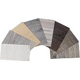 Art3d Wood Texture Peel and Stick Vinyl Flooring Tiles, 8-Pack Samples | 18 &amp; 54 sq.ft Options, Rigid Surface Hard Core, Waterproof, Self-Adhesive, Impact Resistant, Fit Indoor Household Spaces