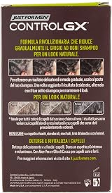 Just For Men Control GX Grey Reducing Shampoo 4 Ounce Gradually Natural Look view 3