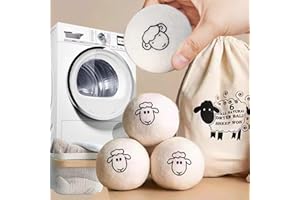 Reusable Dryer Balls Home Washing Fleece Drying Laundry Ball Clothes Softener Washing Machine Accessories 3/4/5/6/7cm (1PCS,L