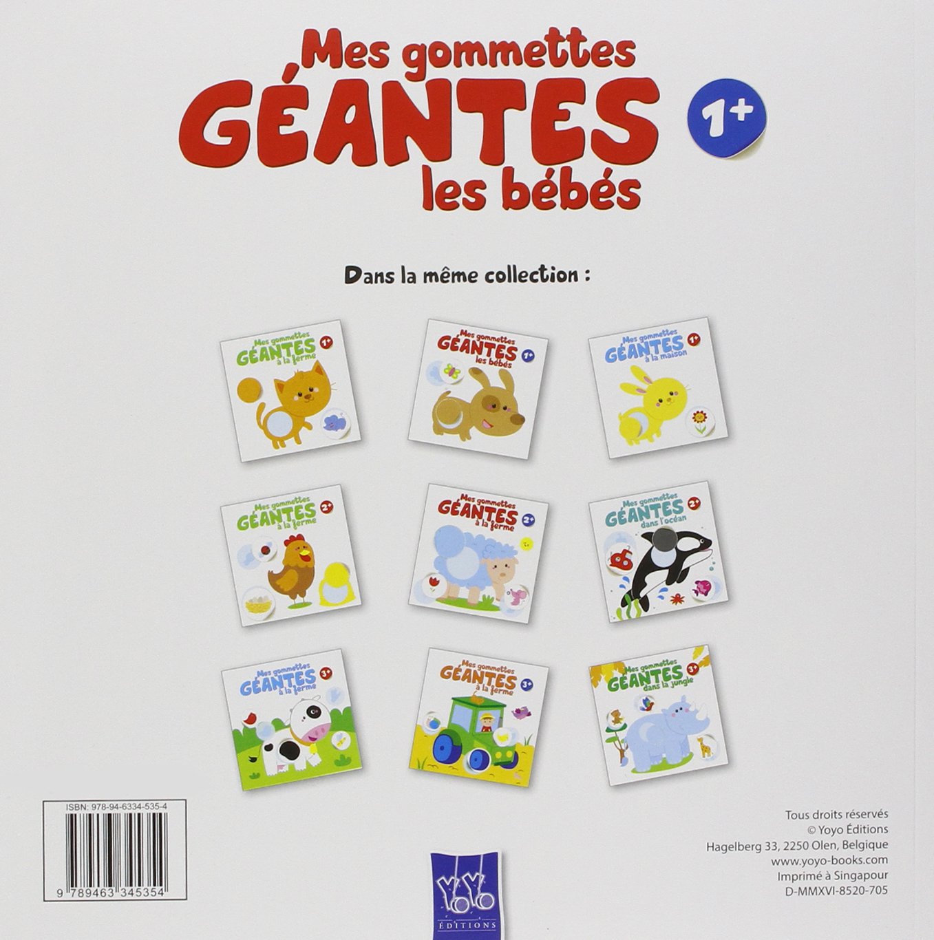 Mes Gommettes Geantes Les Bebes 1 French Edition Amazon Com Books