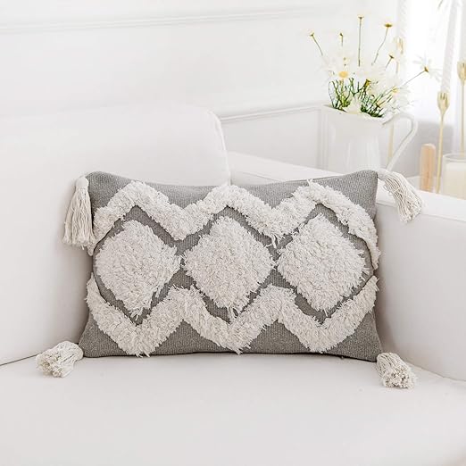 Amazon Com Famibay Knitted Pilllow Covers Decorative Cotton