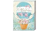 Punch Studio Floral Air Balloon Pocket Notepad