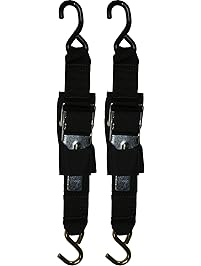Rod Saver Paddle Buckle 2 inch Trailer Tie-Downs (4 Feet), Pair