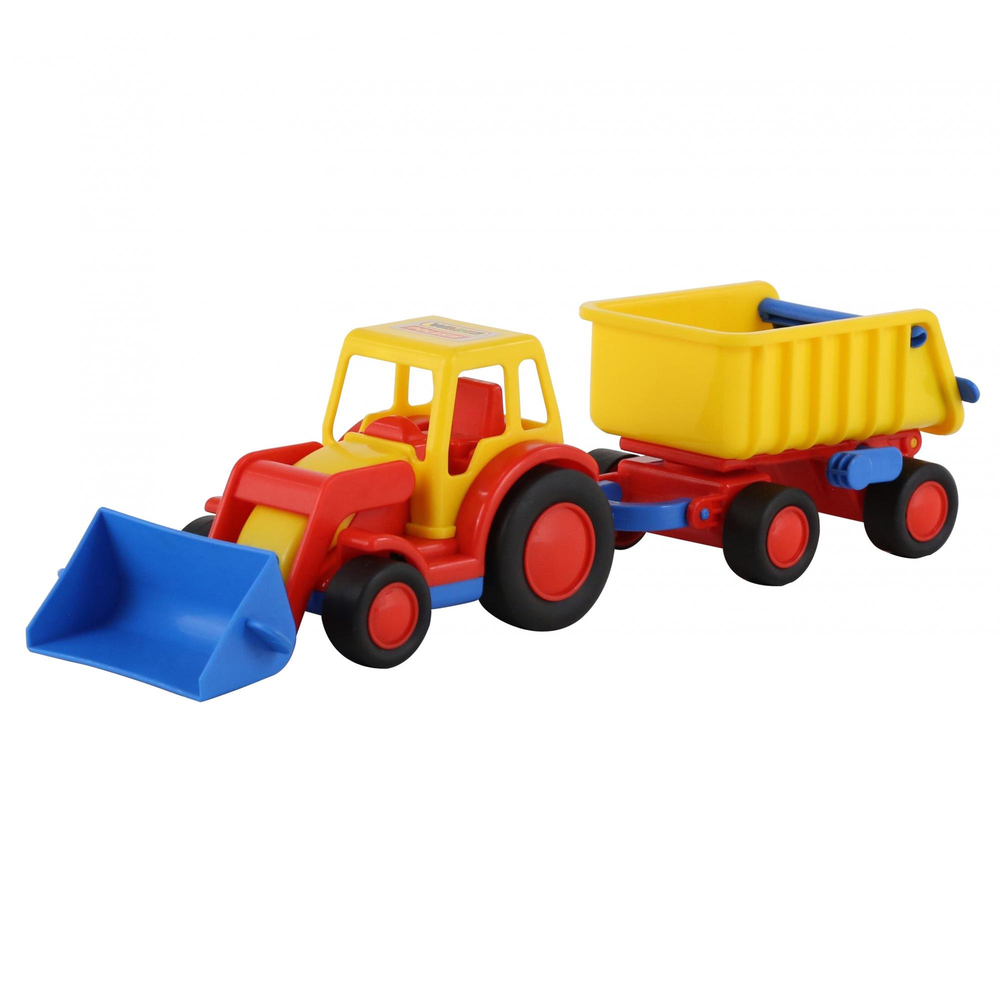 Polesie Polesie9623 Basics Tractor with Shovel Toy