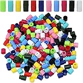 Honbay 110PCS Colorful Clasp Pop Barrel Connectors Plastic Breakaway Safety Clasps for Necklace Bracelet Jewelry Shoelaces Clothes Paracord Drawstring Bag Ribbon Lanyards