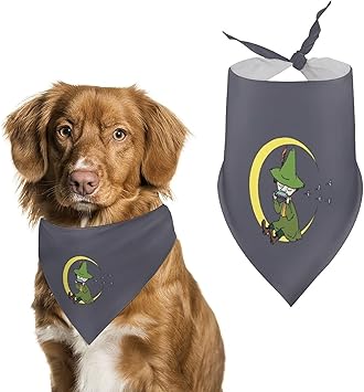 Amazon Danesi スナフキン ペットバンダナ 犬用 猫用 首飾り 首輪 洗える 柔らかい ペットスカーフ トライアングルスカーフ かわいい おしゃれ キャラクター 萌えグッズ アクセサリー よだれカバー 三角スカーフ Danesi レジャーシート