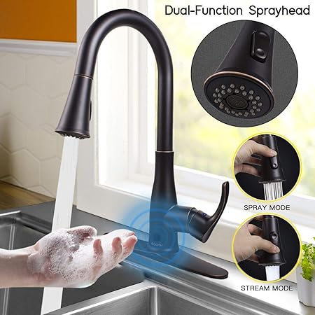 Touchless Kitchen Faucet Soosi Motion Sensor Single Handle