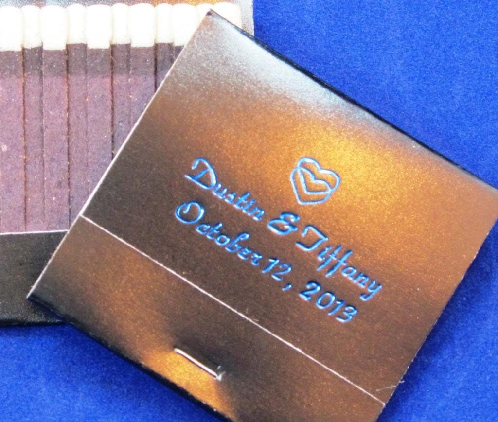 Presents Forever 175 Black Personalized matchbooks Wedding Favors matchbooks Bridal Shower
